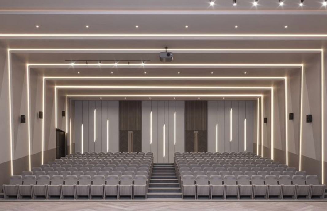 auditorium chairs in a function hall